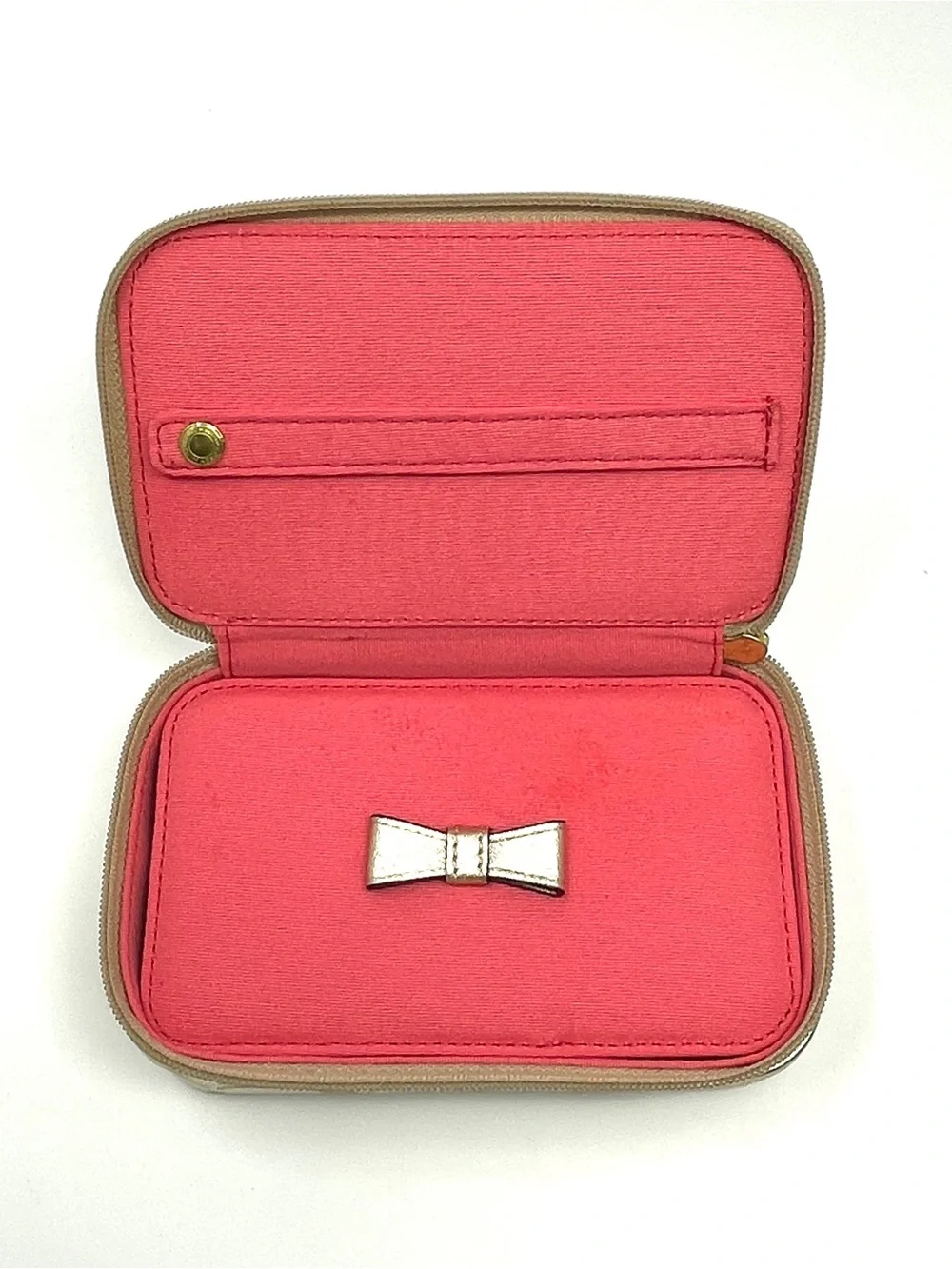 Coach Daisy Applique Signature Jewelry Case Small 6x4x2